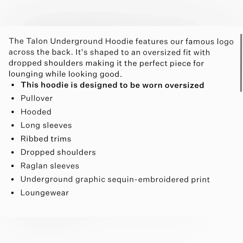 AllSaints White Talon Underground Hoodie - Picture 7 of 14